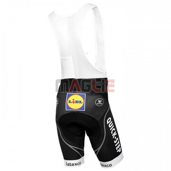 Maglia Quick Step manica corta 2016 bianco e nero